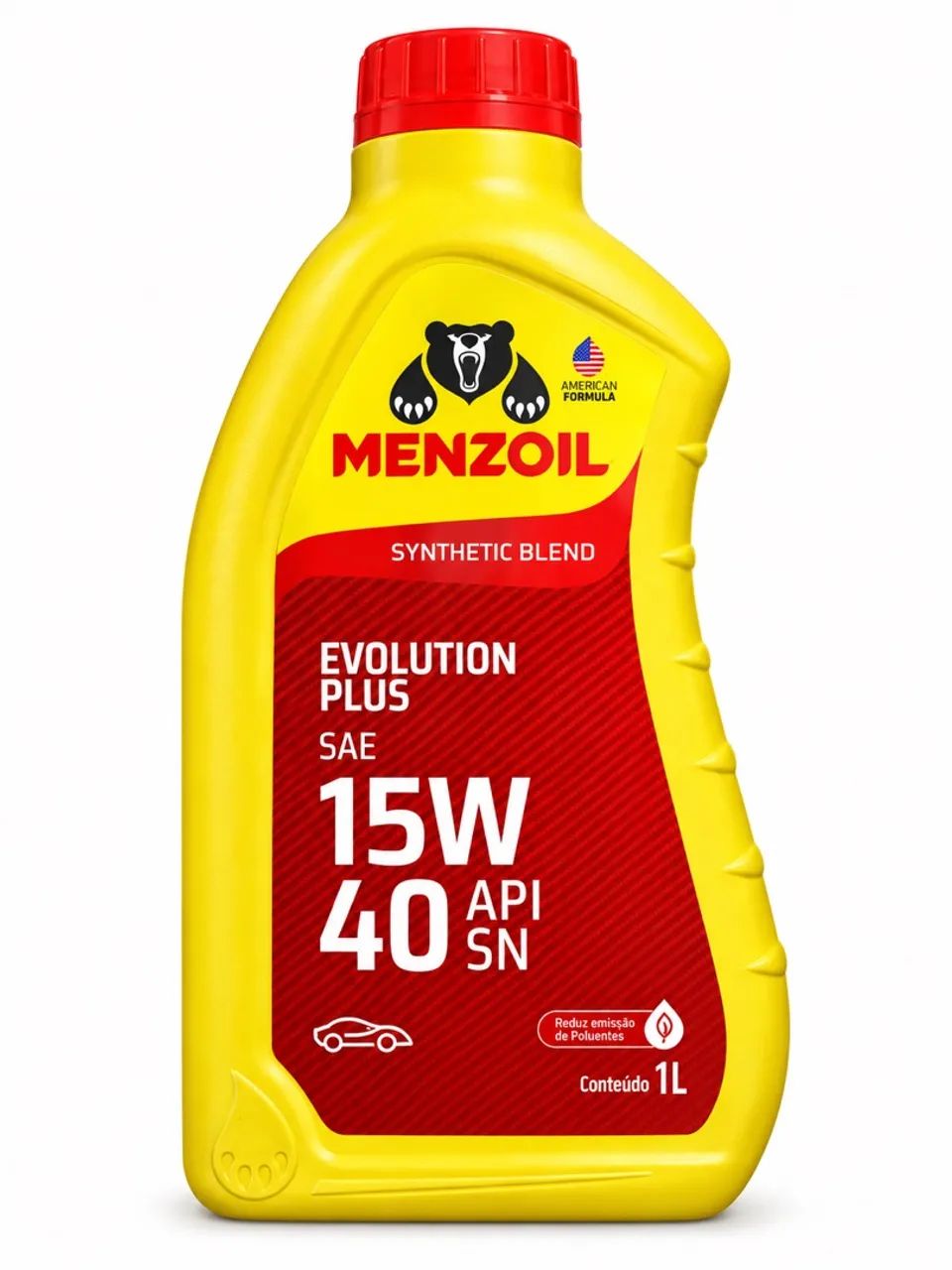 Kit 4 óleos Menzoil 15W40 Evolution + filtros - Foto 2
