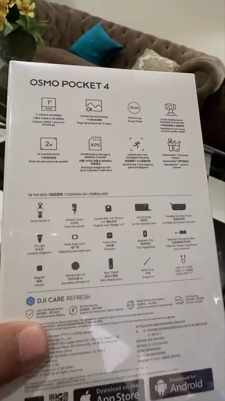 Osmo Pocket 4 Combo Creator / lacrado , zero .  - Foto 2