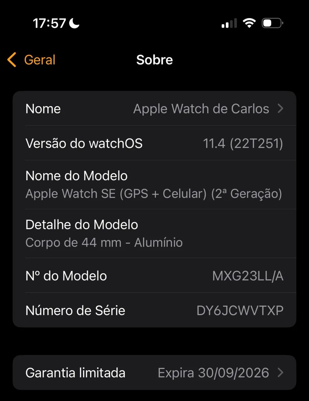 Apple Watch SE 2 44mm (celular + gps) - Foto 4