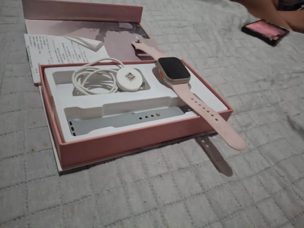 Relógio Smartwatch HW68 Ultra Mini - Foto 3
