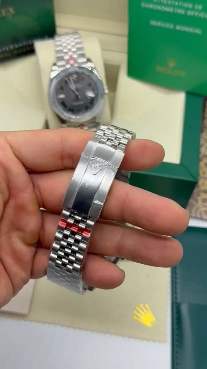 Relógio Datejust Wimbledon 41mm Automático - Foto 4