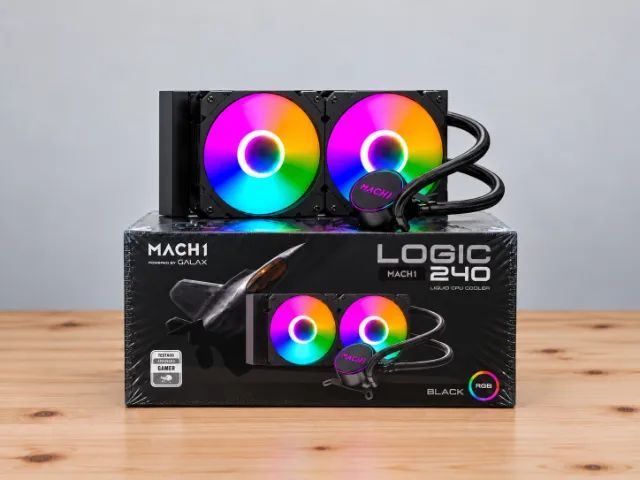 Water Cooler MACH1 - RGB, 240mm, AMD/Intel, Preto 