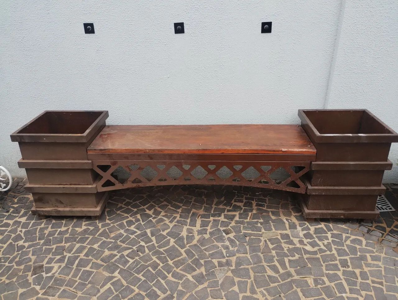 Banco  jardim de ferro 