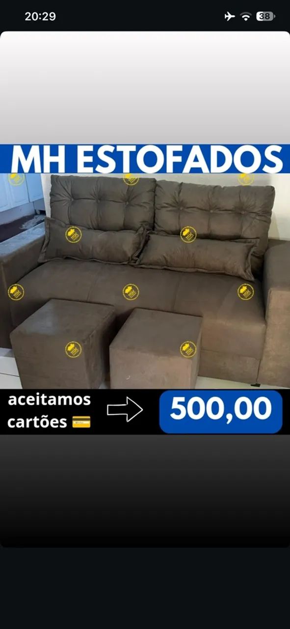 Sofás novos da fábrica  - Foto 4