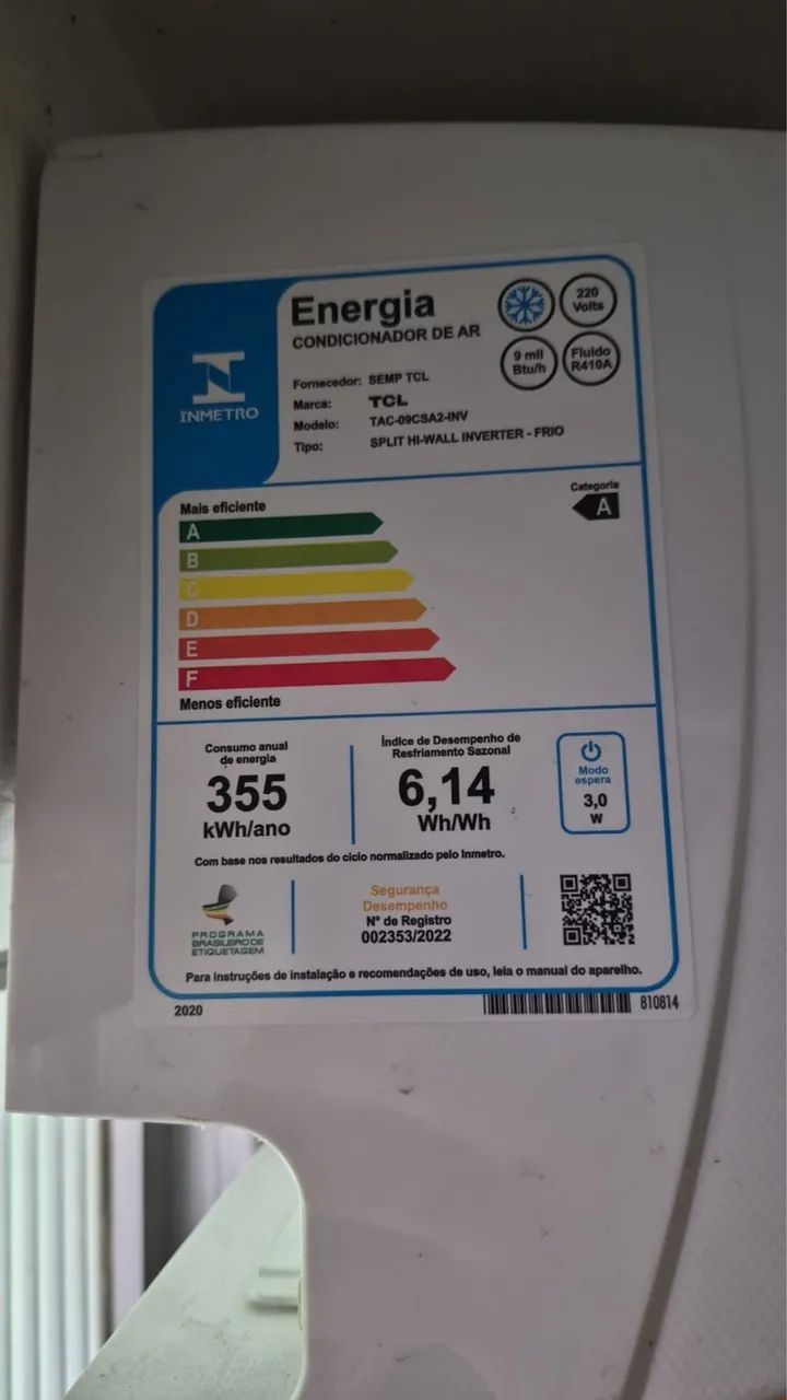 Ar condicionado/split inverter