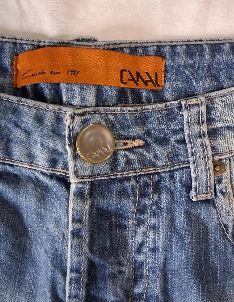 short jeans canal azul - Foto 3