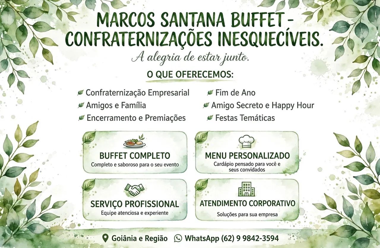 SERVIÇO DE BUFFET COMPLETO EM GOIÂNIA E REGIÃO - MARCOS SANTANA BUFFET - Foto 4
