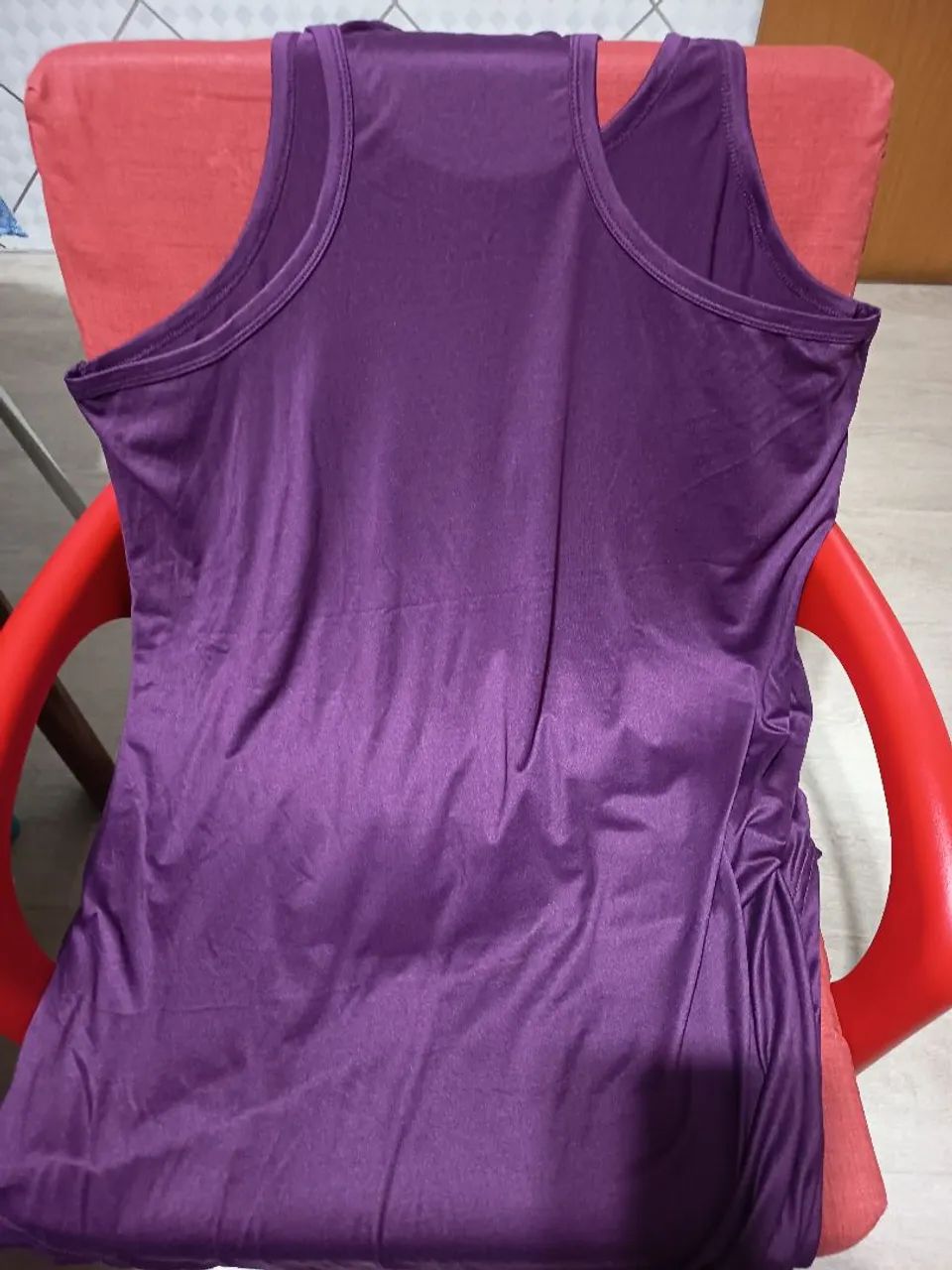 Camisola roxa Plu Size Nova - Foto 2