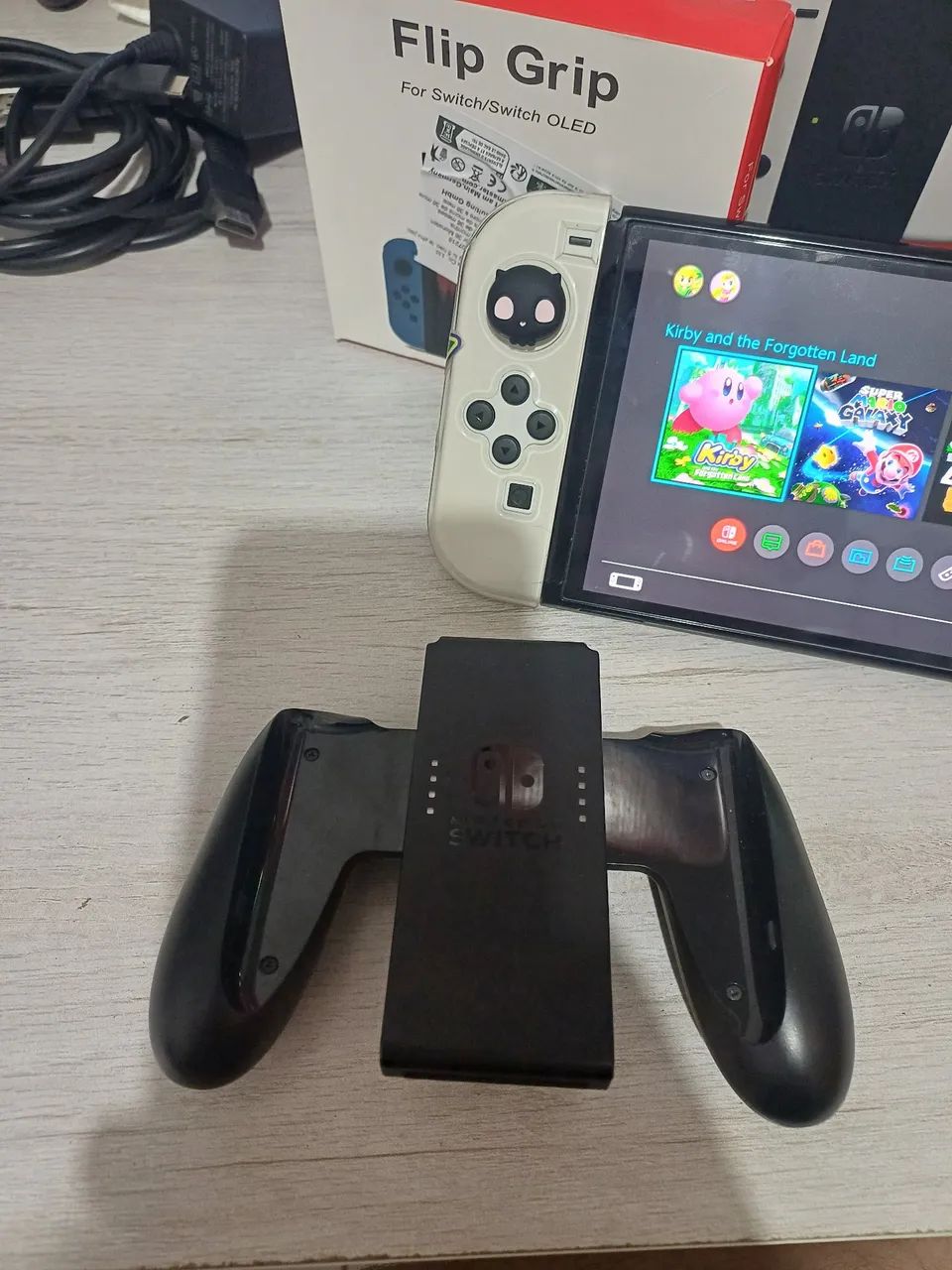 Nintendo Switch OLED Branco Desbloqueado  - Foto 5