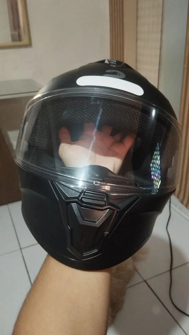 Capacete Race tech preto - Foto 2