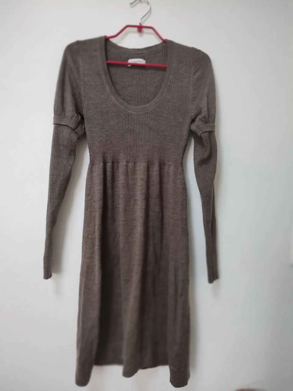 Vestido de lã Calvin Klein 