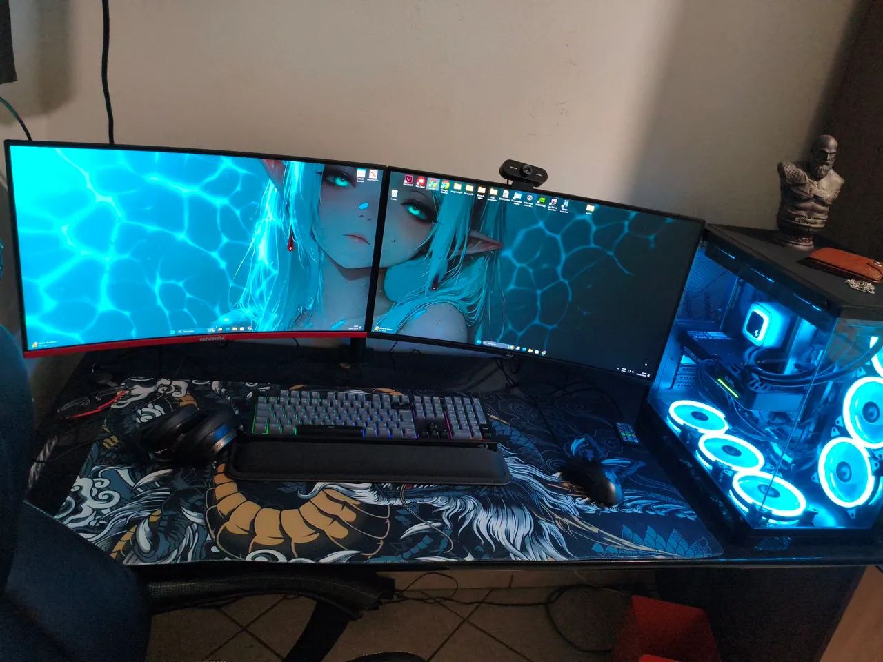 Vendo dois monitores 27 polegadas curvo  - Foto 2