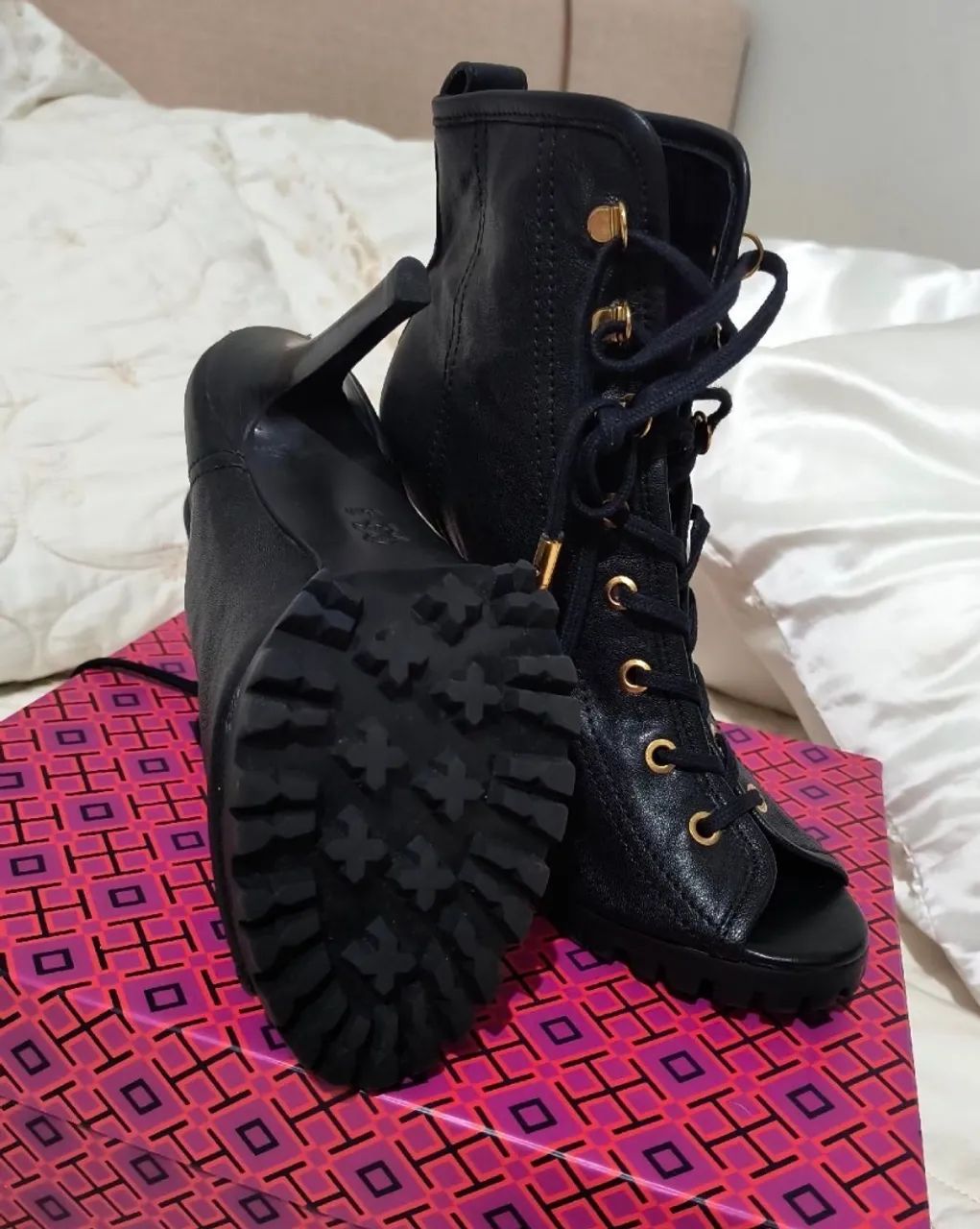 Open boot Tory Burch 38,5 estilosíssimo