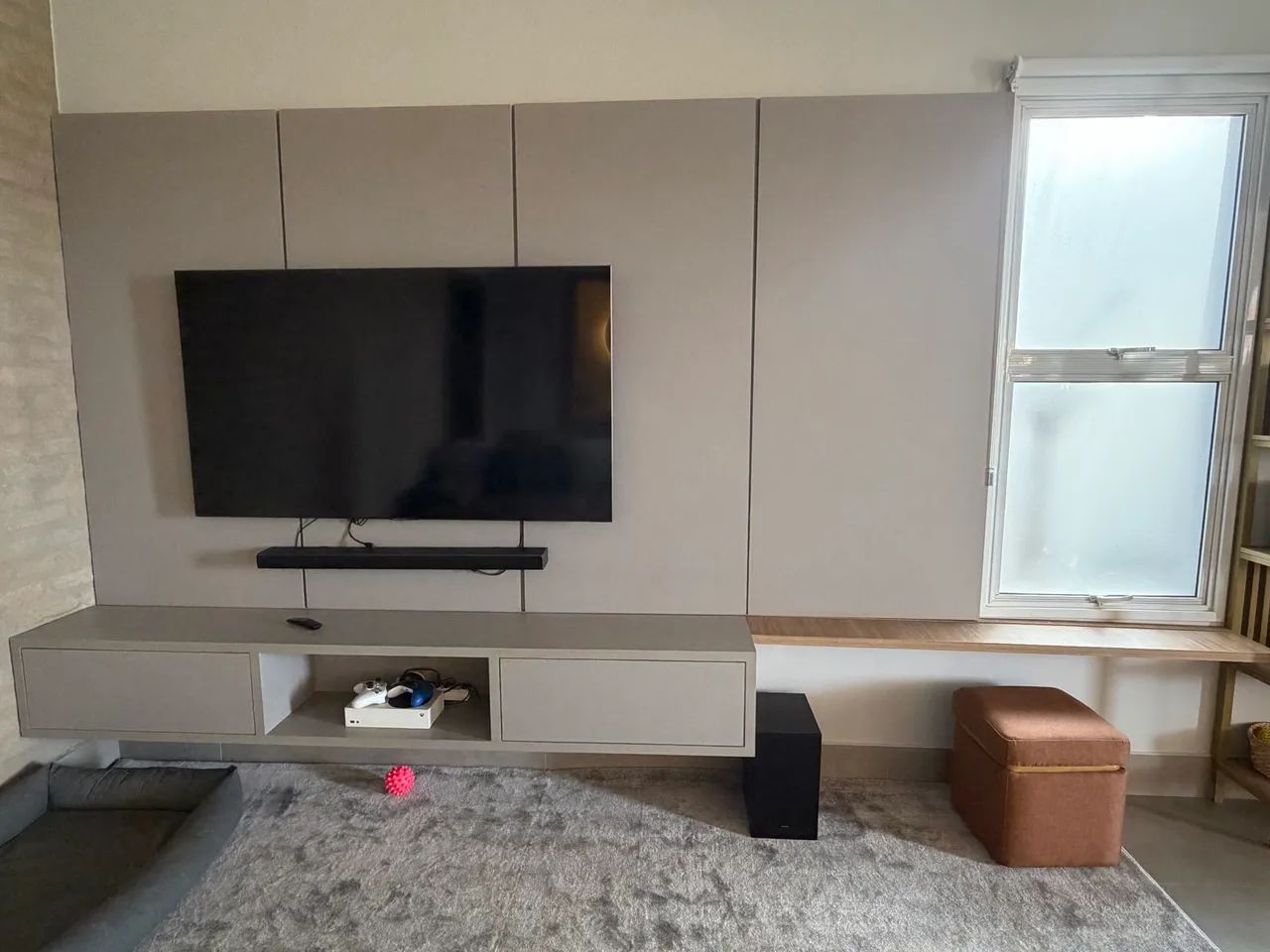 Rack com painel + estante  - Foto 2