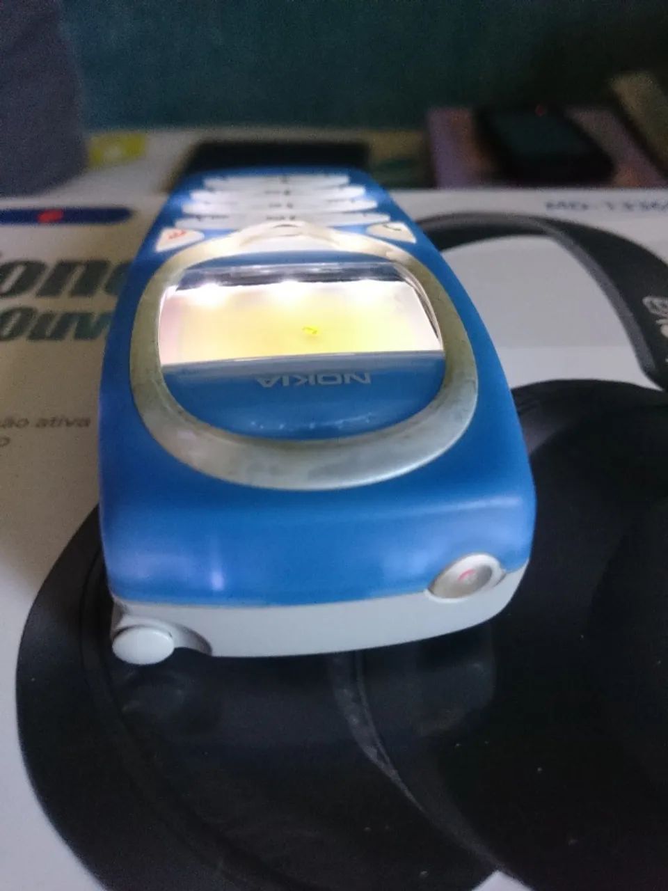 Nokia 2280 (2272) Azul Celeste com caixa original - Foto 3