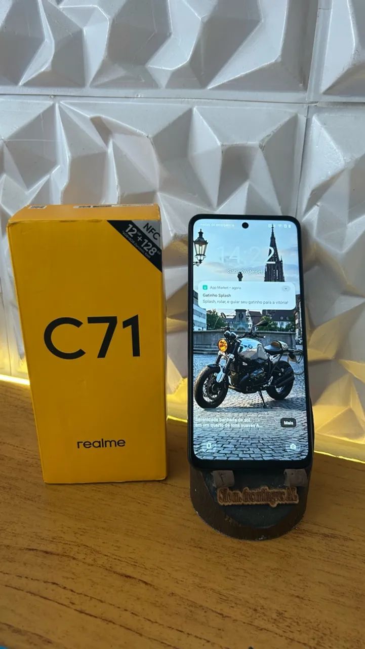 Realme C71 128gb - 1 semana de uso e 1 mês de comprado 