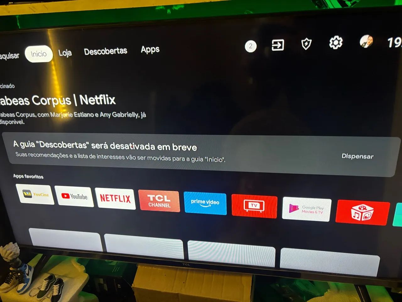 Tv 40 polegadas Android nova funcionando perfeitamente com tudo 