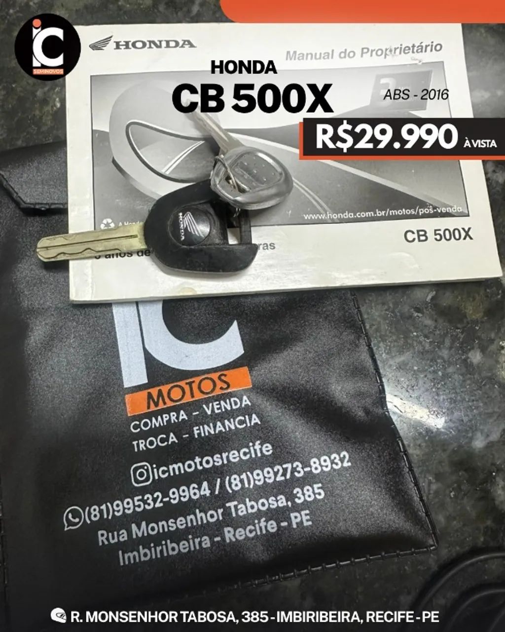 HONDA CB 500X ABS 2016  - Foto 2