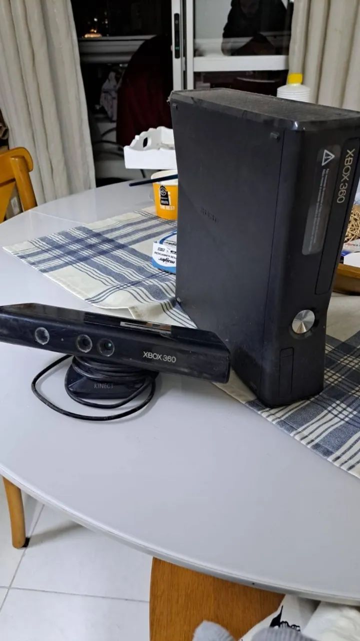 XBOX Bloqueado + Kinect + 10 Jogos Originais