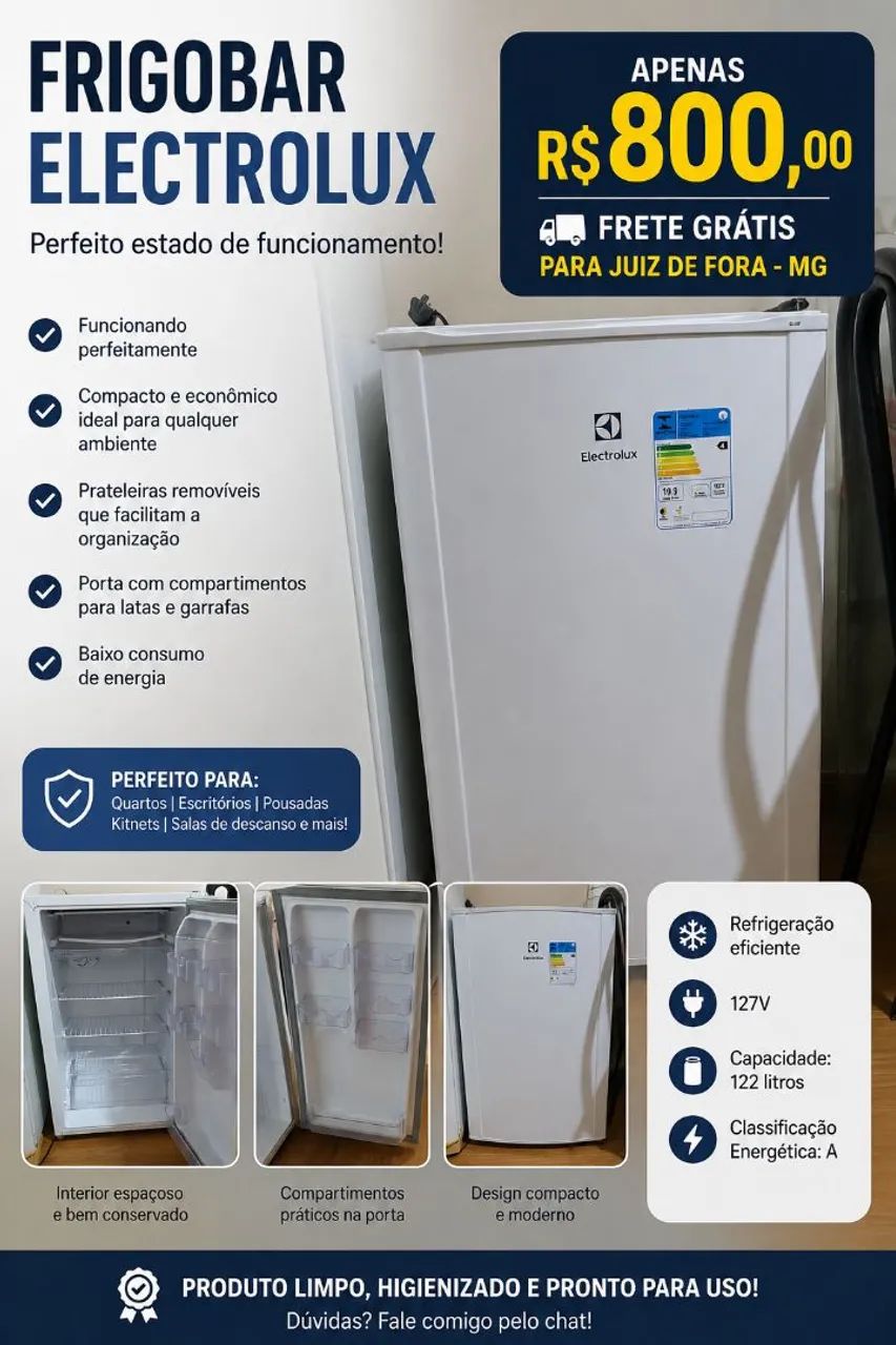 Frigobar Eletrolux 