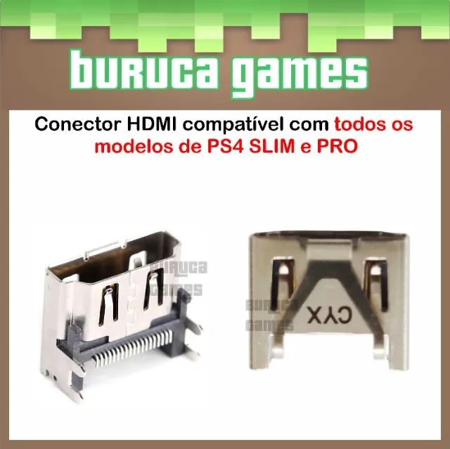 Conector HDMI para console PS4 - Foto 4