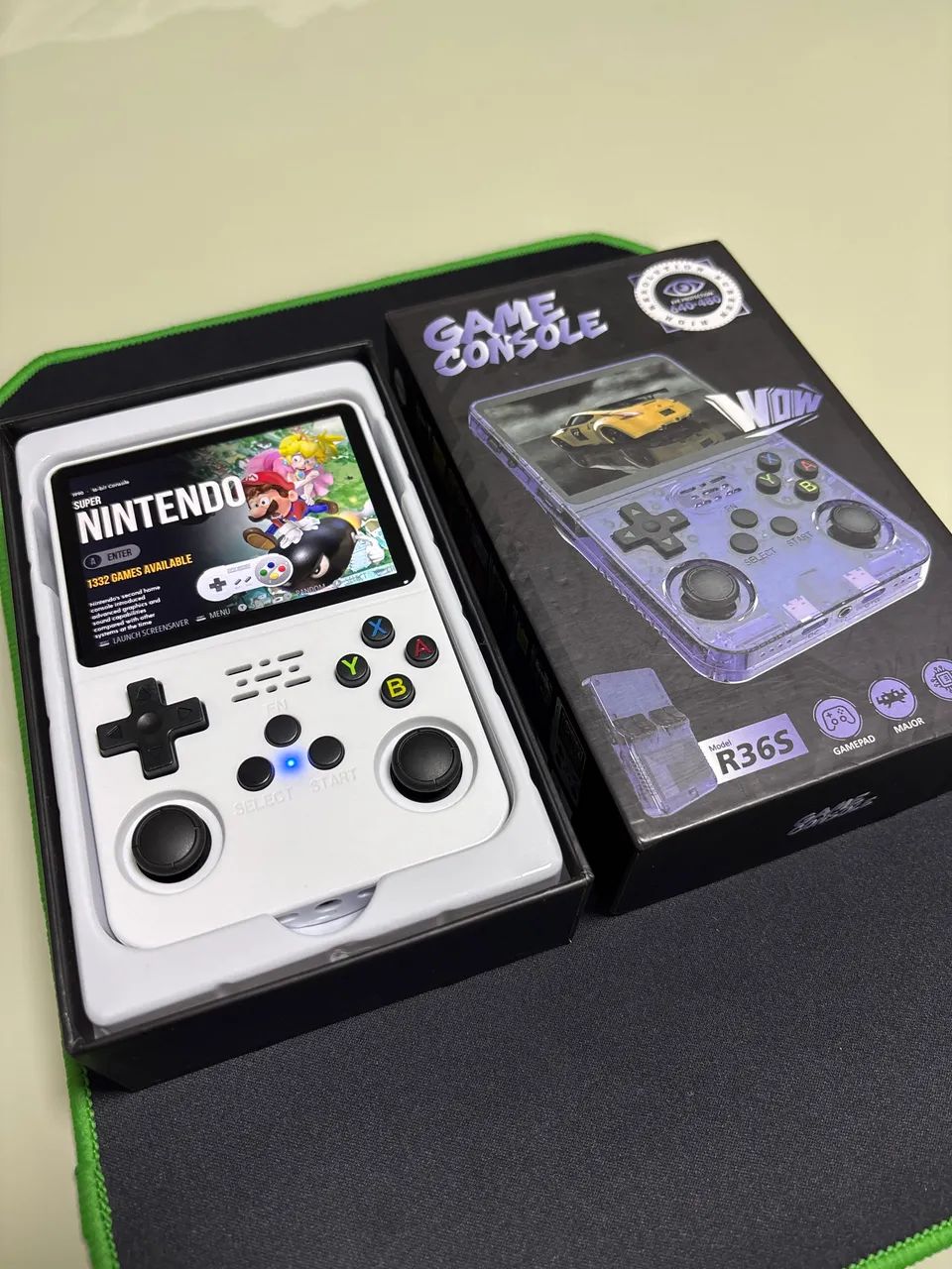 Videogame Console Portátil R36S Branco - Foto 3