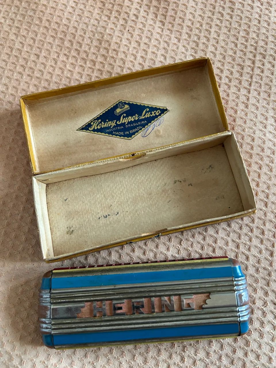 Gaita Hering Super Luxo Vintage com caixa original - Foto 2