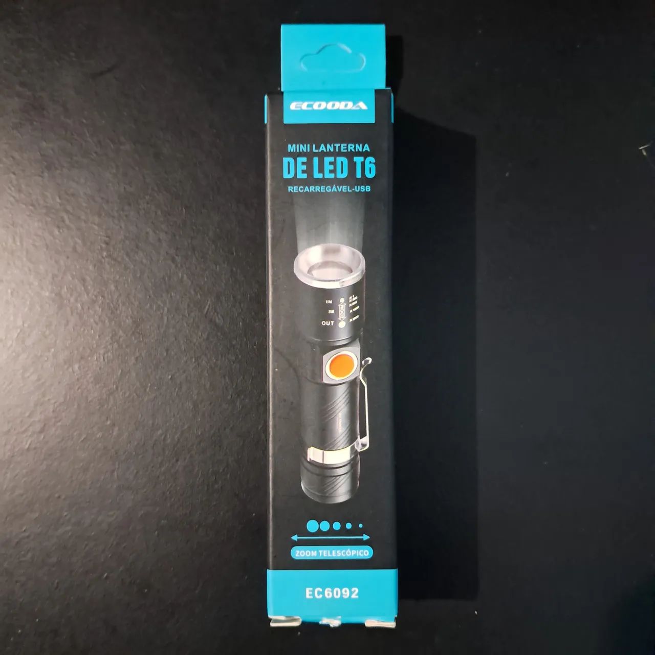 Lanterna Tática Led USB Recarregável - Foto 4