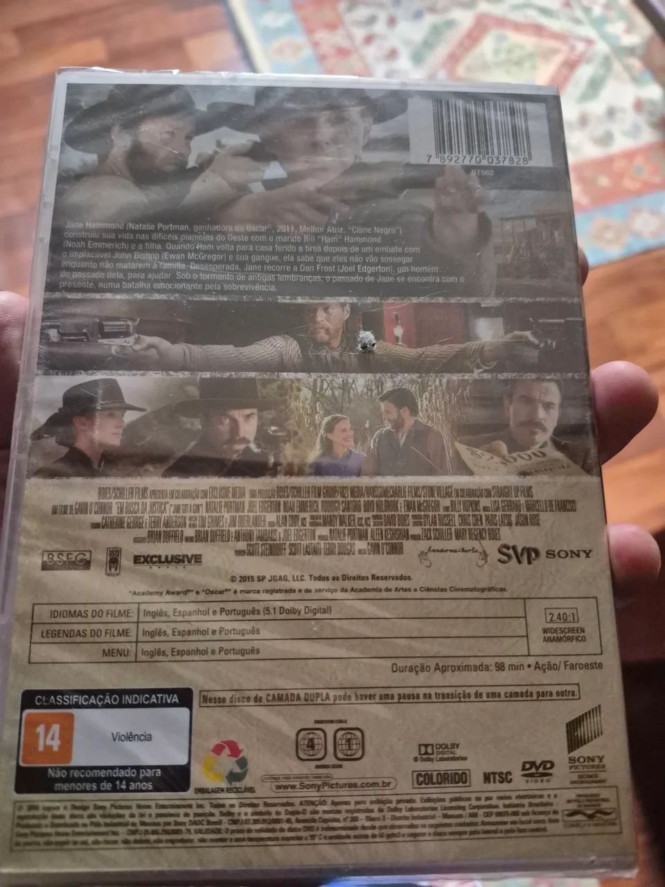 Dvd em busca de justiça (lacrado) - Foto 2