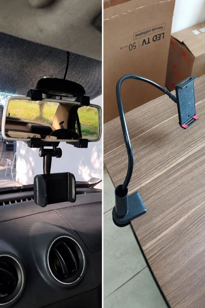 Suporte de celular mesa e veicular com 