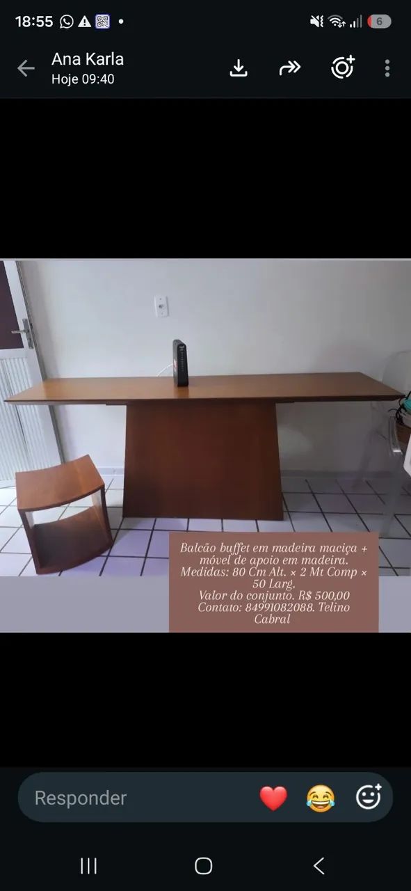 Buffet de Sala