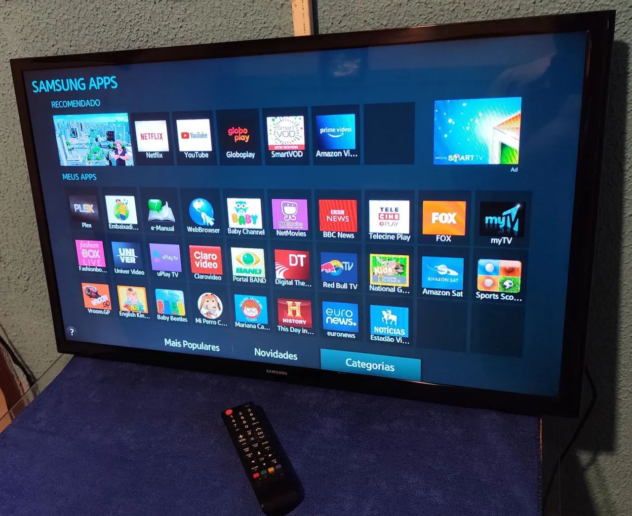 Smart Tv 32 polegadas+Suporte articulado de parede