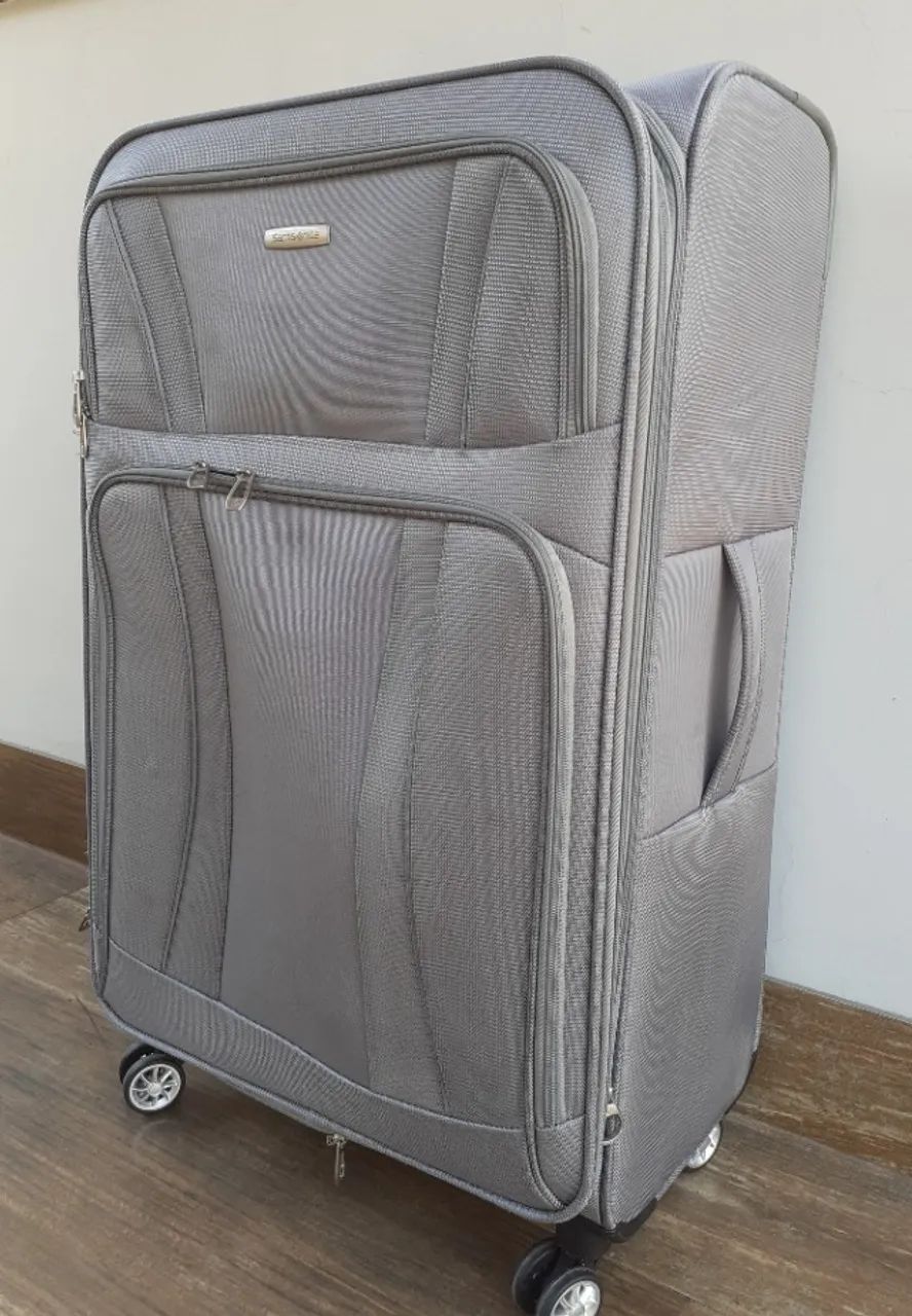 Mala Extragrande Samsonite Cinza - Foto 3