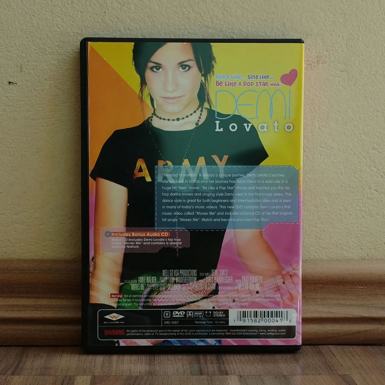DVD Be Like A Pop Star With Demi Lovato Importado - Foto 3