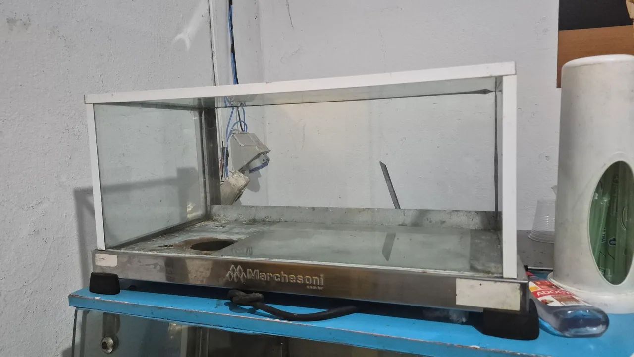 Estufa/vitrine Marchesoni de vidro