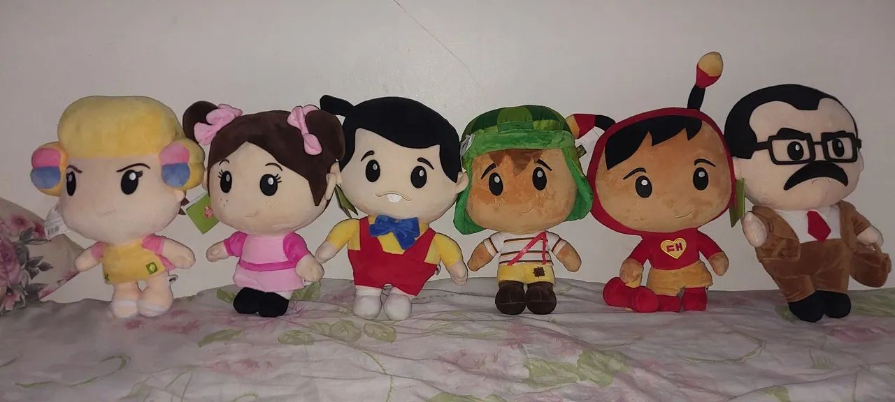 Coleção turma do chaves original 30 centímetros cada