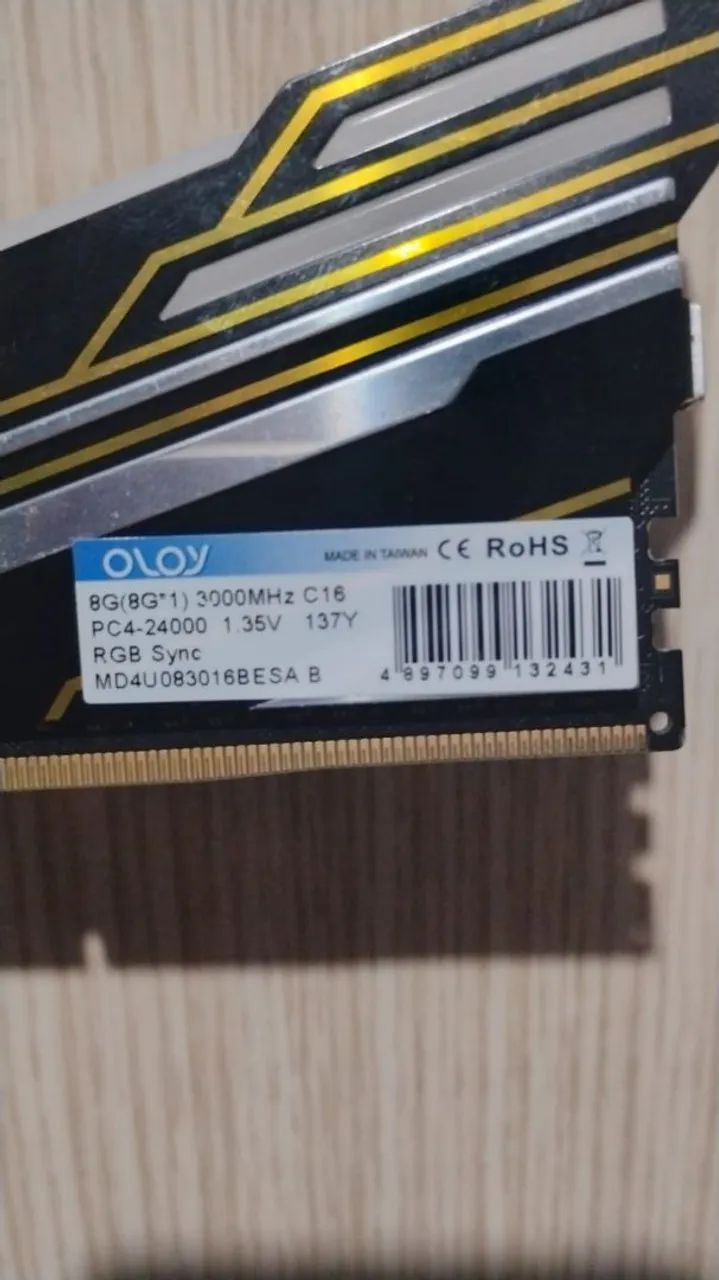 Vendo 3 pente de memória ram 8gb totalizando 24gb - Foto 4