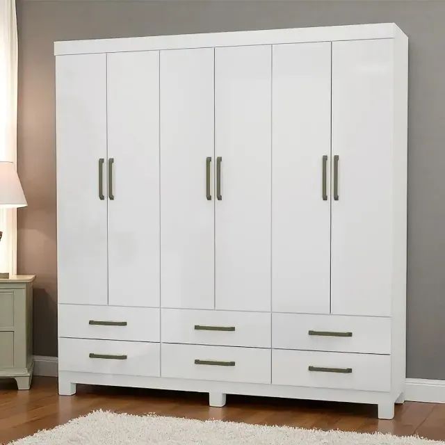Guarda Roupa Dallas Branco Novo