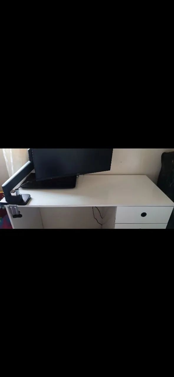 Mesa de escritório/Estudos Branca
