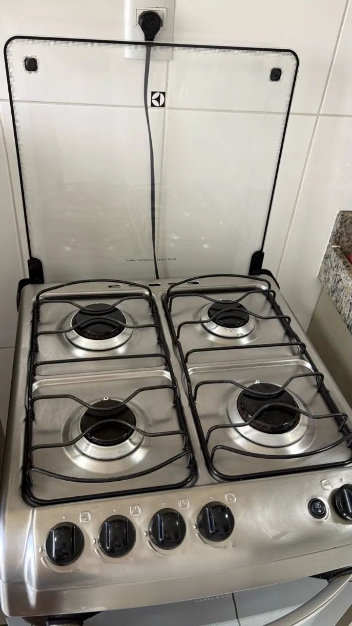 Fogão inox 4 bocas - Foto 4