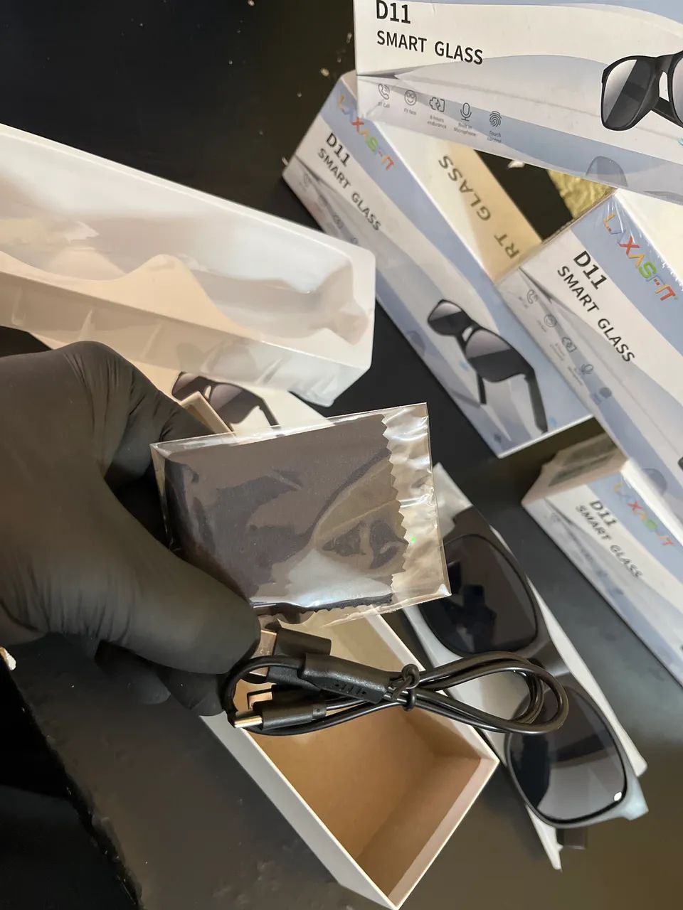Óculos Inteligente Bluetooth D11 Smart Glasses | Atenda Chamadas e Ouça Música - Foto 4