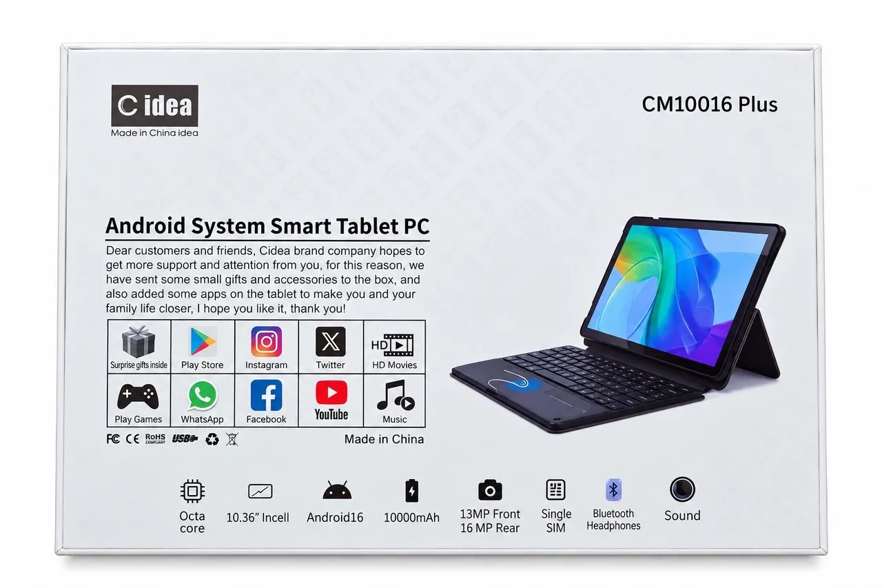 Tablet Cidea 8gb/1tb +teclado - Foto 2