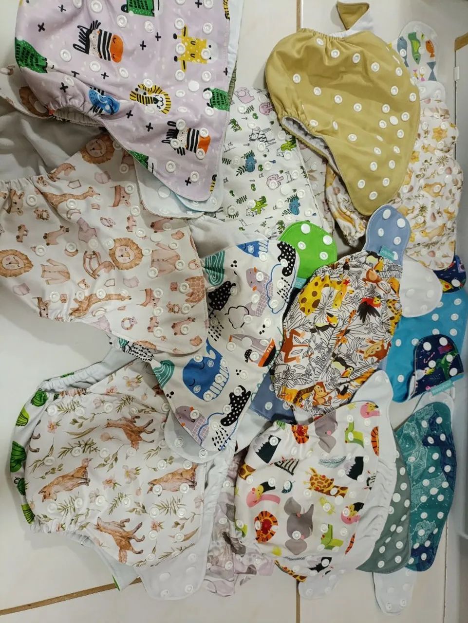 Kit de fraldas ecológicas 