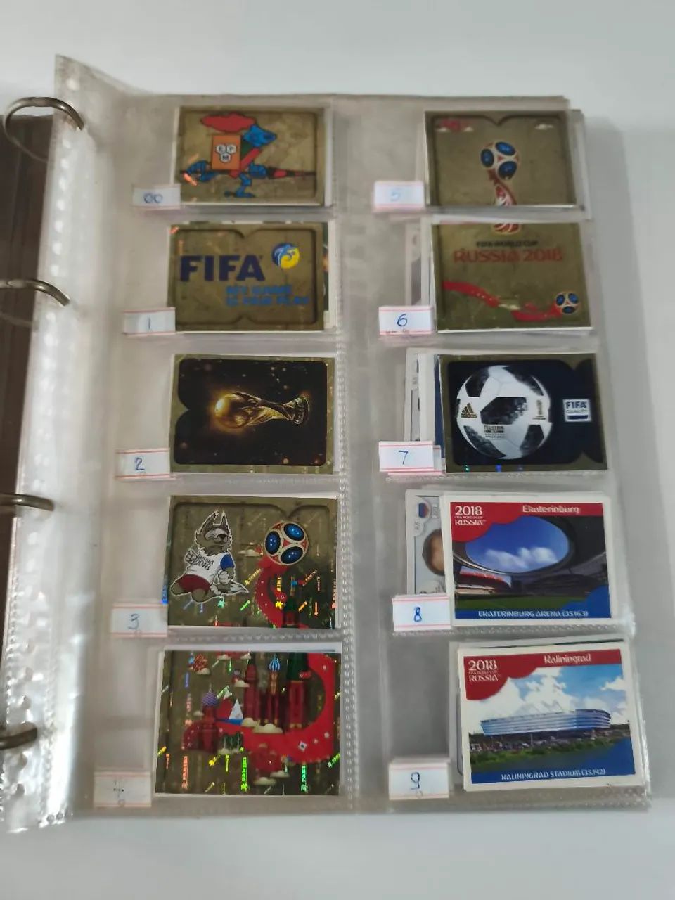 Figurinhas copa 2018 (1 até 671) completas