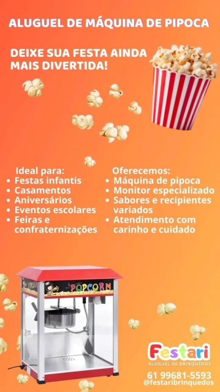 Carrinho de pipoca 
