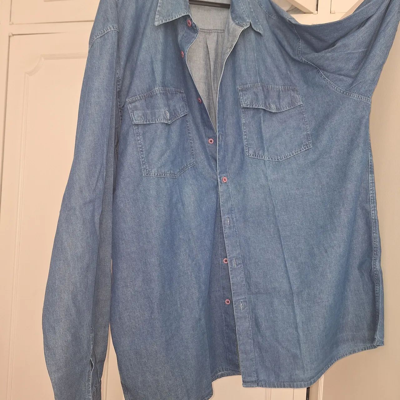 Camisa masculina tipo jeans
