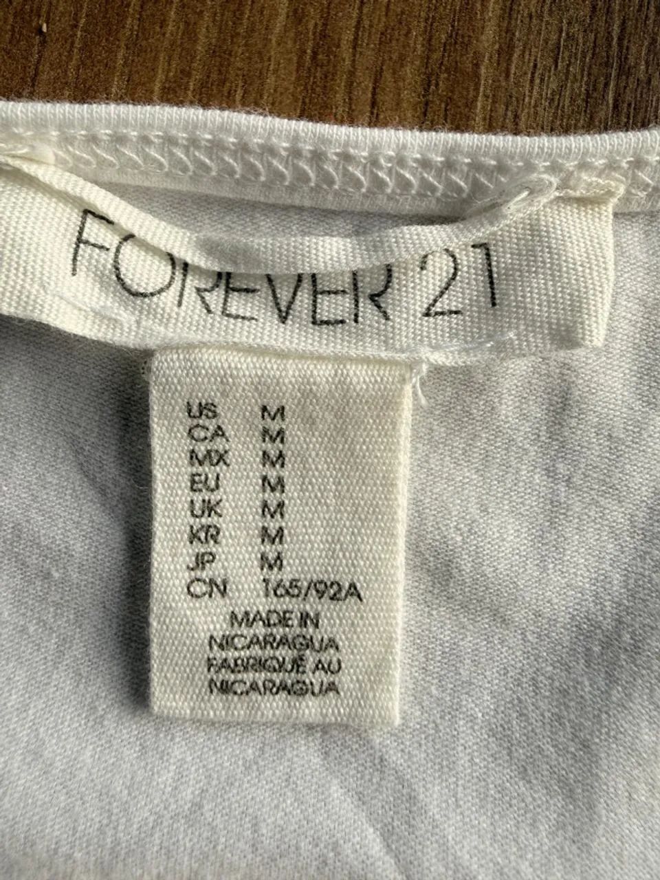 Regata, blusa de alcinha, Forever 21, tamanho M - Foto 3