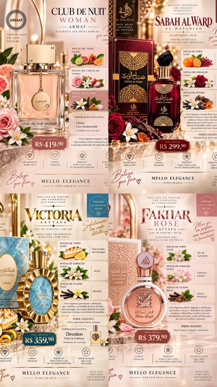 Perfumes árabes 