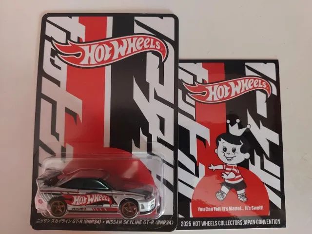 Hot Wheels コンベンション2025 スカイラインBNR34 Hot Wheels Nissan Skyline Gt-r Bnr34 Japan Convention 2025