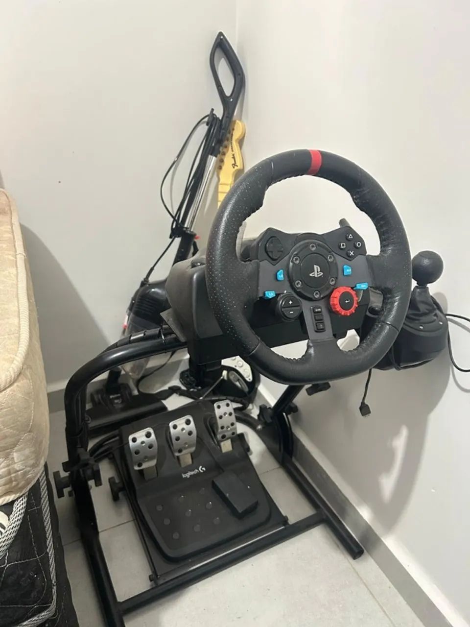 Logitech G29 + Suporte Cockpit - Foto 2